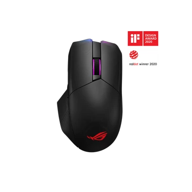 ASUS ROG Chakram vezeték nélküli fekete gamer egér