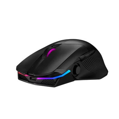 ASUS ROG Chakram vezeték nélküli fekete gamer egér