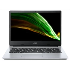 Acer Aspire 1 A114-33-C0ZR, 14.0"FHD, Intel Celeron N4500, 4GB, 128GB, Int. VGA, Win11S, ezüst laptop