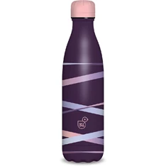 Ars Una 500ml-es Ribbon-purple duplafalú fémkulacs