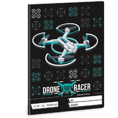 Ars Una Drone Racer 5131 A5 21-32 vonalas füzet