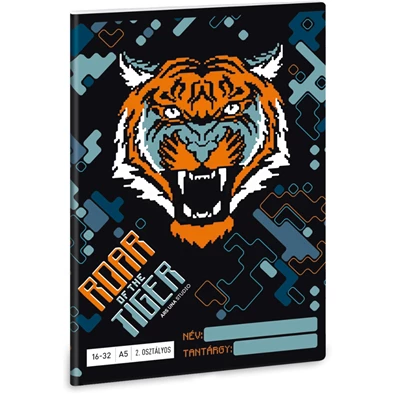Ars Una Roar of the Tiger A5 16-32 2.osztályos füzet
