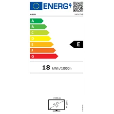 Asus 23,8" VA247HE Eye Care FHD VA HDMI/VGA monitor