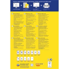 Avery 3424-10 105x48mm 120db-os fehér univerzális etikett