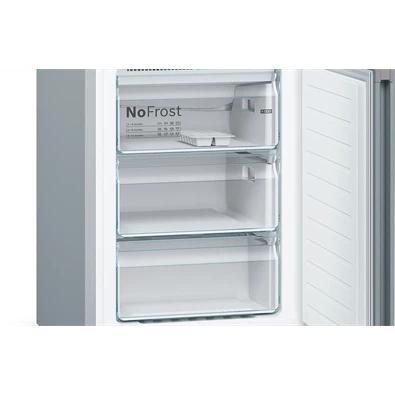 Bosch KGN39VLEB inox alulfagyasztós hűtőszekrény