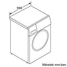 Bosch WAN 28167BY elöltöltős mosógép