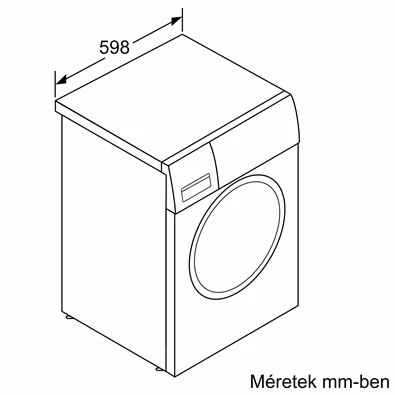 Bosch WAN 28167BY elöltöltős mosógép