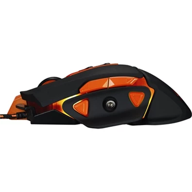 Canyon CND-SGM6N Hazard USB optikai gaming egér fekete-narancssárga