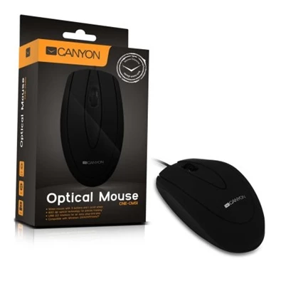 Canyon CNE-CMS1 USB optikai egér fekete