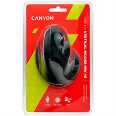 Canyon CNS-CMSW16B Vertical vezeték nélküli fekete egér