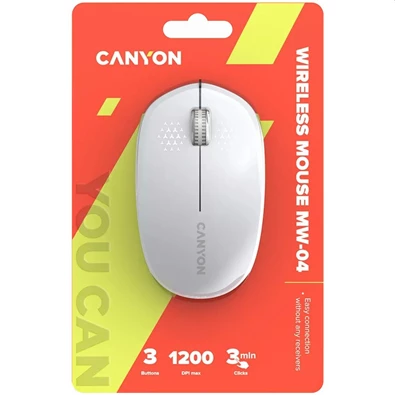 Canyon MW-04 optikai Bluetooth egér fehér