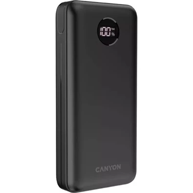 Canyon PB-2002 20000mAh LiPo powerbank fekete