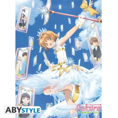 Card Captor Sakura "Sakura & Cards" 52x38 cm poszter