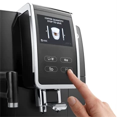 DeLonghi ECAM370.70.B fekete tejhabosítóval automata kávéfőző