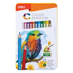 Deli Color Emotion 12db-os színes ceruza készlet