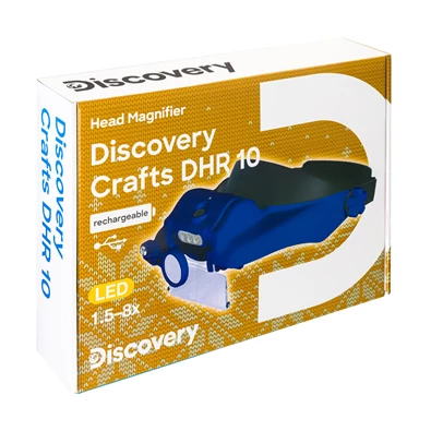 Discovery Crafts DHR 10 fejre rögzíthető tölthető nagyító