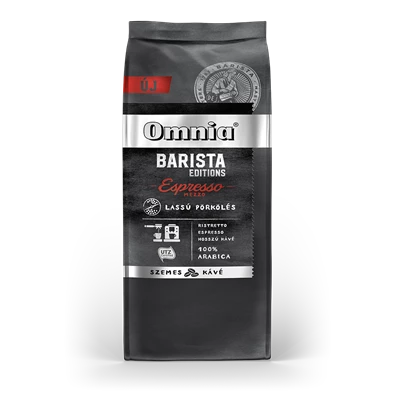 Douwe Egberts Omnia Barista Editions Espresso Mezzo 900 g szemes kávé