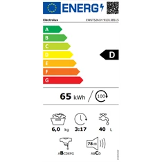 Electrolux EW6T5261H 6 kg felültöltős mosógép