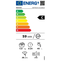 Electrolux EW7TN3372 PerfectCare felültöltős mosógép