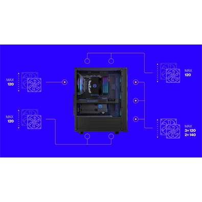 Endorfy Ventum 200 ARGB ATX ház