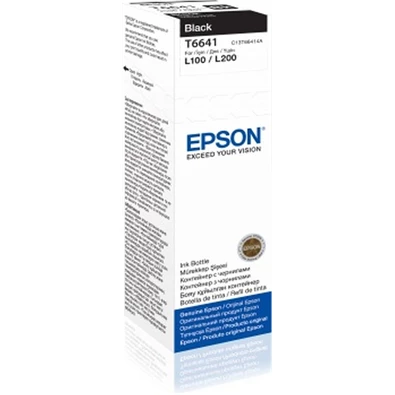 Epson C13T66414A T6641 70ml EcoTank kompatibilis fekete tintapalack