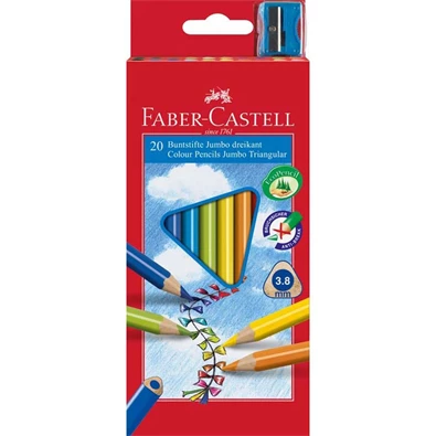 Faber-Castell Grip Junior háromszög alakú 20db-os színes ceruza készlet