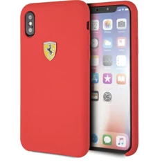 Ferrari SF iPhone X/XS piros szilikon hátlap