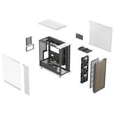 Fractal Design North XL fehér (táp nélküli) ablakos EATX ház