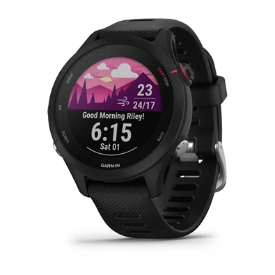 Garmin Forerunner 255S Music Fekete okosóra