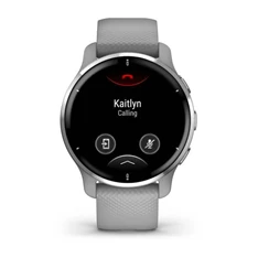 Garmin Venu 2 Plus (43mm) szilikon pántos ezüst okosóra