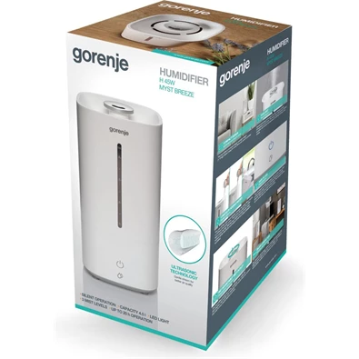 Gorenje H45W fehér ultrahangos levegő párásító