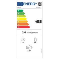 Gorenje NRM818EMB fekete Side-by-Side hűtőszekrény