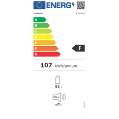 Gorenje R39FPW4 egyajtós hűtőszekrény