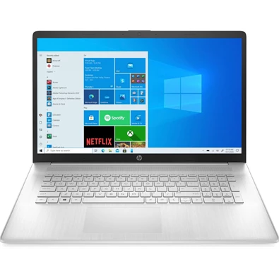 HP 17-cn0003nh laptop (17,3"FHD/Intel Core i3-1125G4/Int. VGA/8GB RAM/256GB/Win10) - ezüst