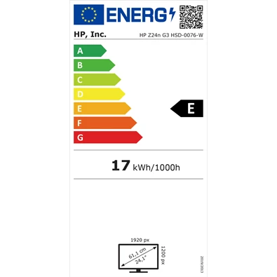 HP 24" Z24n G3 WUXGA IPS USB/DP/HDMI monitor