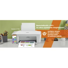 HP DeskJet 2710E tintasugaras multifunkciós Instant Ink ready nyomtató