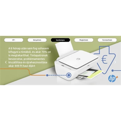 HP DeskJet 2710E tintasugaras multifunkciós Instant Ink ready nyomtató