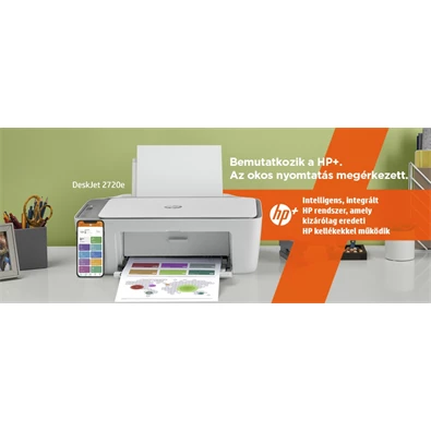 HP DeskJet 2720E tintasugaras multifunkciós Instant Ink ready nyomtató