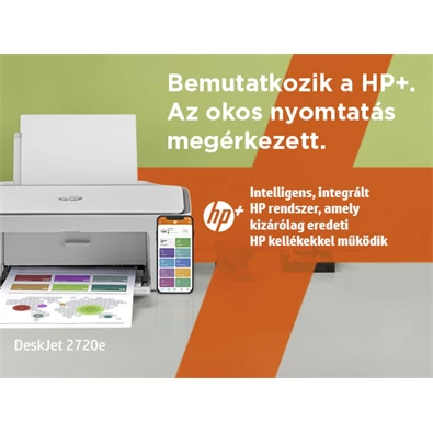 HP DeskJet 2720E tintasugaras multifunkciós Instant Ink ready nyomtató