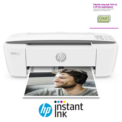 HP DeskJet 3750 tintasugaras multifunkciós Instant Ink ready nyomtató