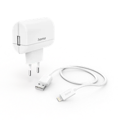 Hama 201619 Lightning - USB adatkábel, hálózati töltő szett