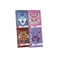 Herlitz Wild Animals A4 kockás füzet