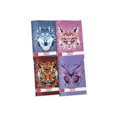 Herlitz Wild Animals A4 vonalas füzet