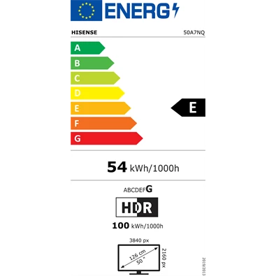 Hisense 50" 50A7NQ 4K UHD Smart QLED TV