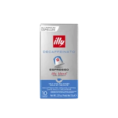 Illy NCC Espresso Decaffeinato koffeinmentes Nespresso kompatibilis 10 db kávékapszula