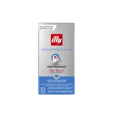 Illy NCC Espresso Decaffeinato koffeinmentes Nespresso kompatibilis 10 db kávékapszula