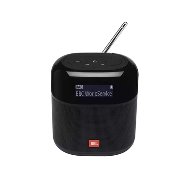 JBL TunerXL fekete hordozható Bluetooth FM/DAB rádiós hangszóró