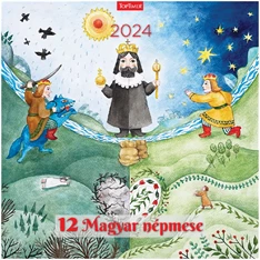 Kalendart 2024-es T098 12 magyar népmese falinaptár