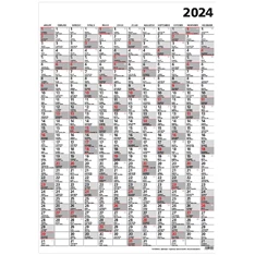 Kalendart 2024-es T100 Terminus B1 plakátnaptár