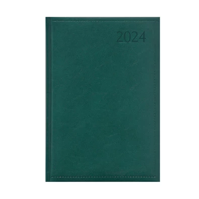 Kalendart Traditional 2024-es T011 B5 heti beosztású zöld határidőnapló